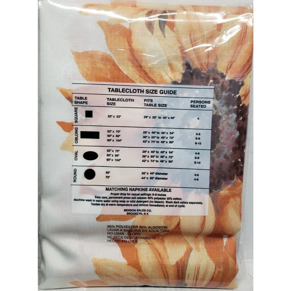 Printed Fabric Printed Tablecloth 60